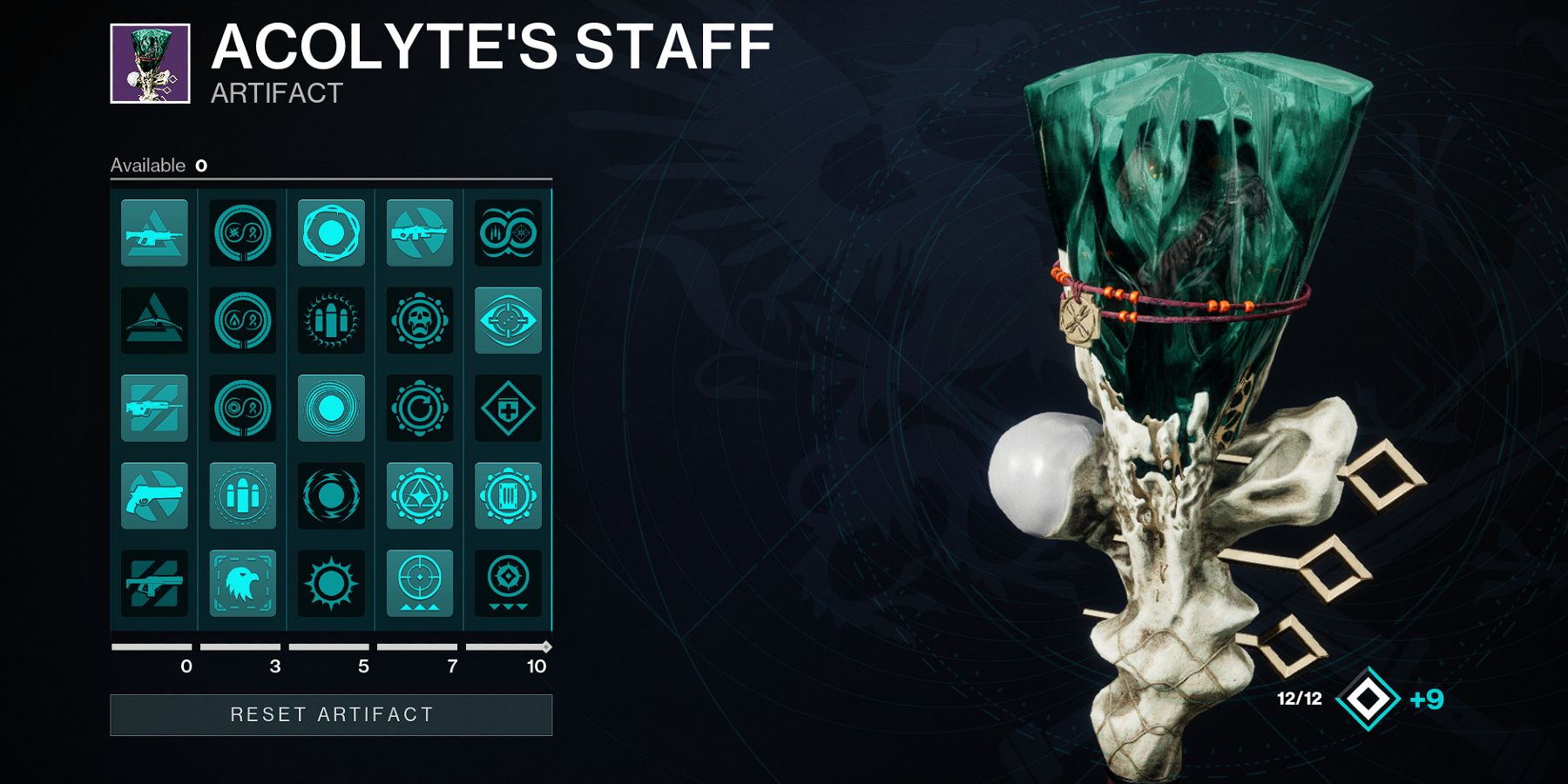 Destiny 2 Season 22 Seasonal Artifact Perks Acolyte's Staff