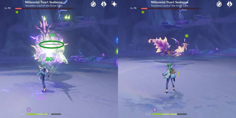 destroy the seahorse electro shield in genshin impact