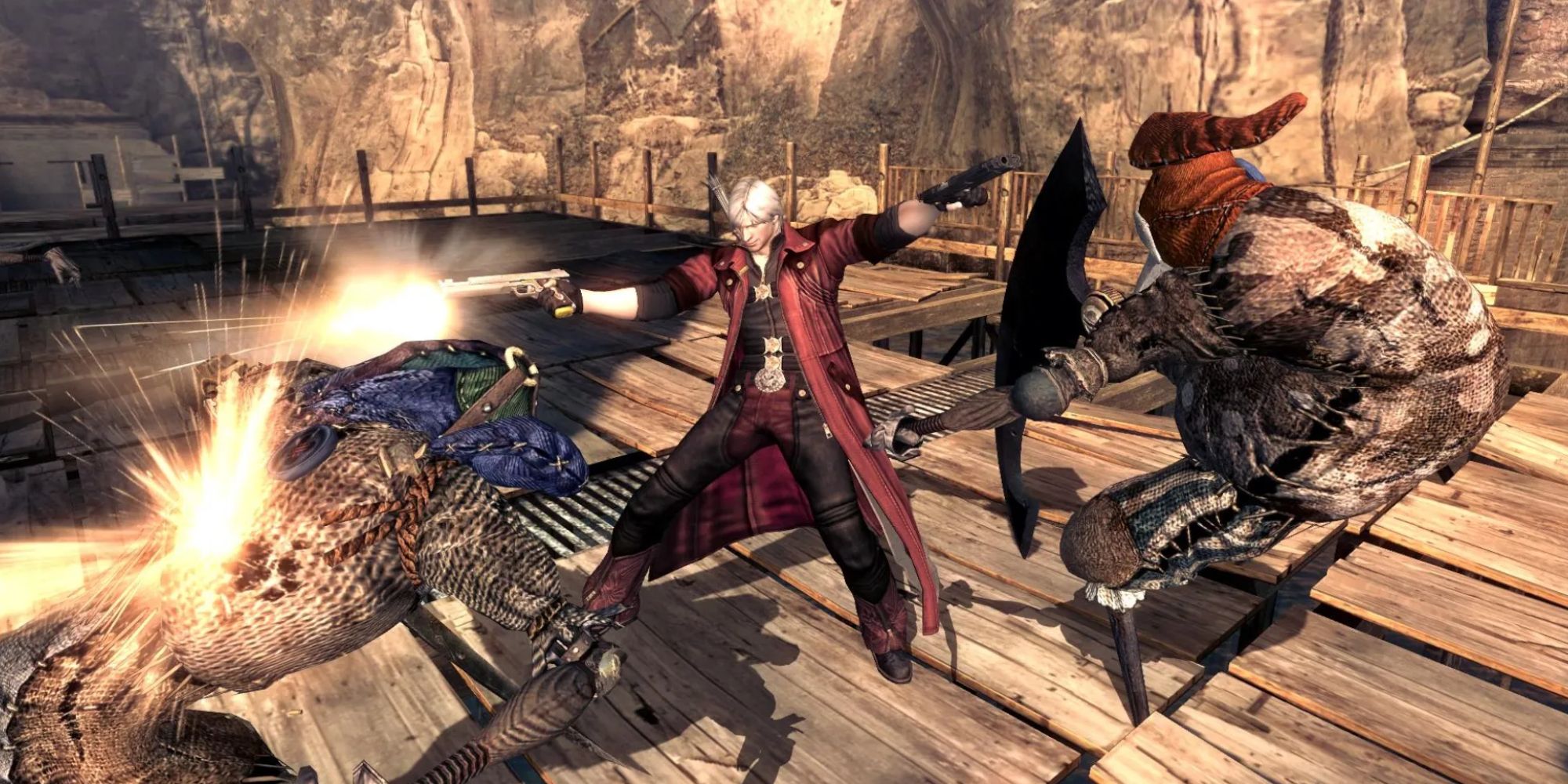 Devil May Cry 4 Special Edition - Dante dual wielding the pistols