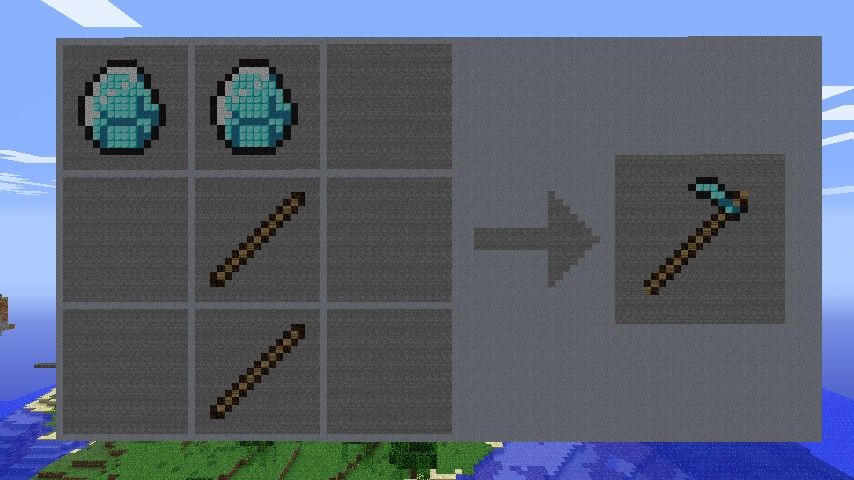 Diamond Hoe in Minecraft