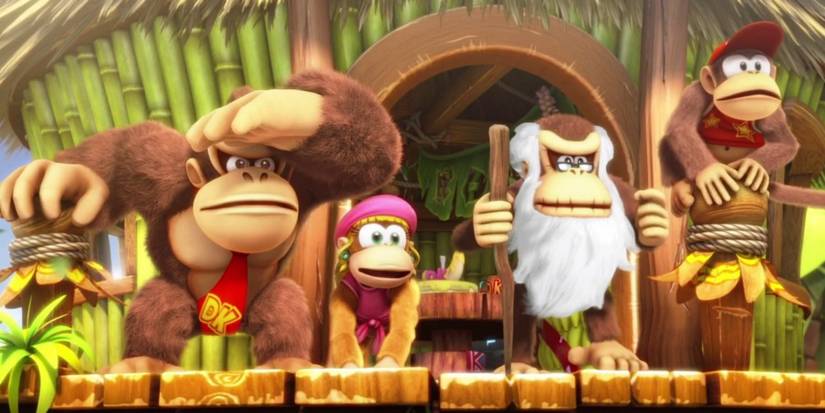donkey kong country tropical freeze characters