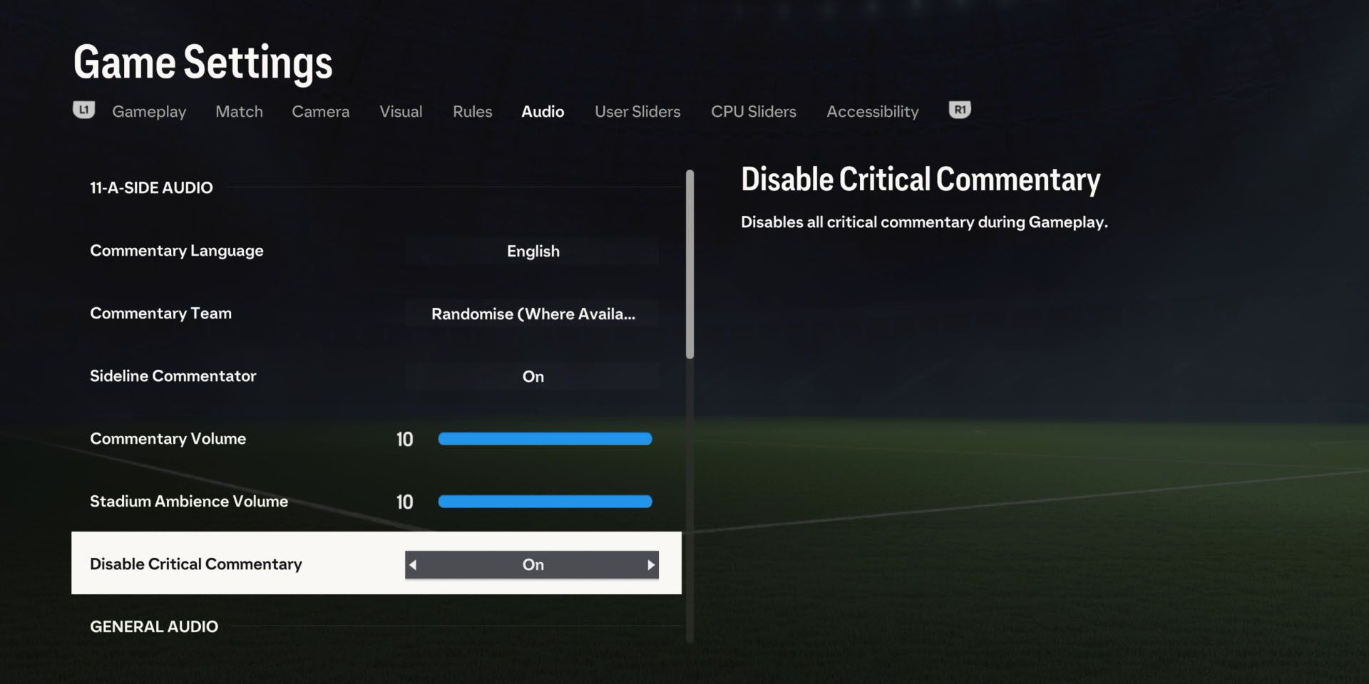 How to Disable the Female Commentator in EA Sports FC 24