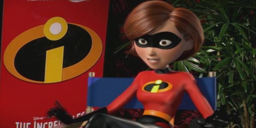 An image of Elastic girl sitting down on a chair