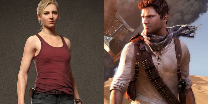 Elena Fisher and Nathan Drake from Uncharted
