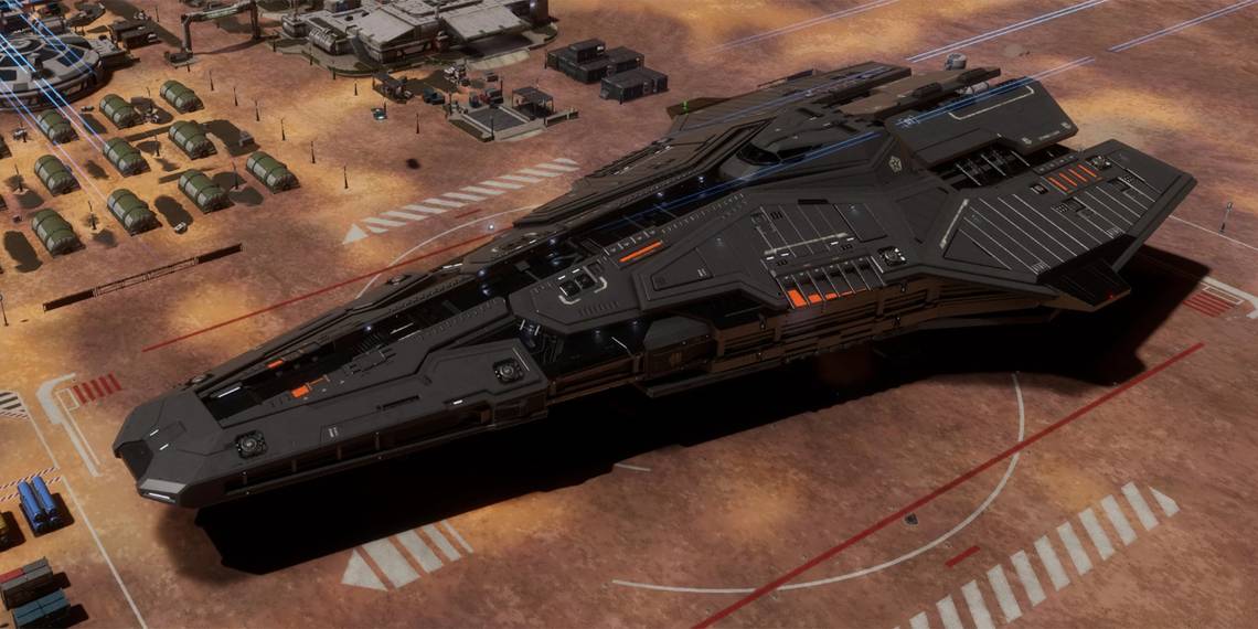 "Jugador de Starfield construye la Federal Corvette de Elite Dangerous"