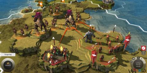 A player fighting in Endless Legend