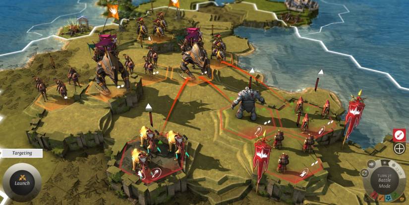 A player fighting in Endless Legend