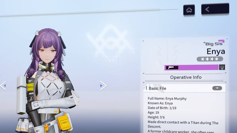 enya big sis from snowbreak