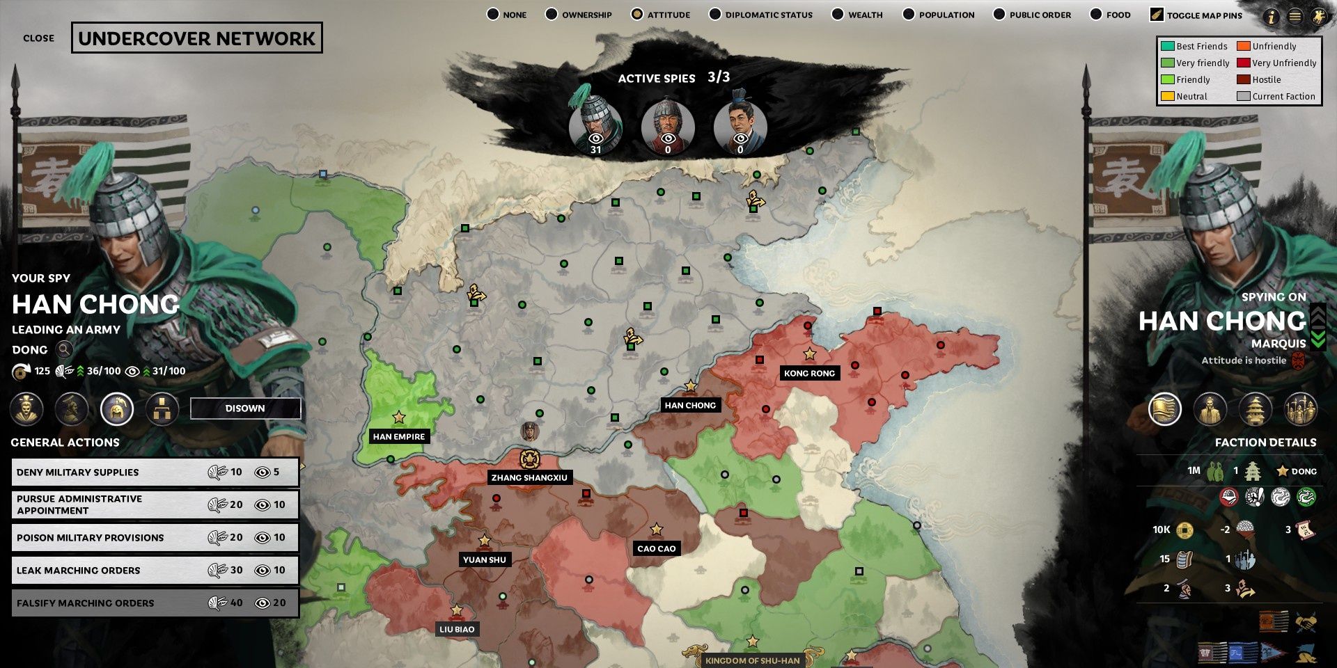 Espionage in Total War: Three Kingdoms