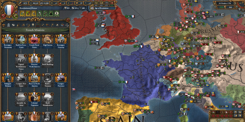 Revolutionary France Mission Tree