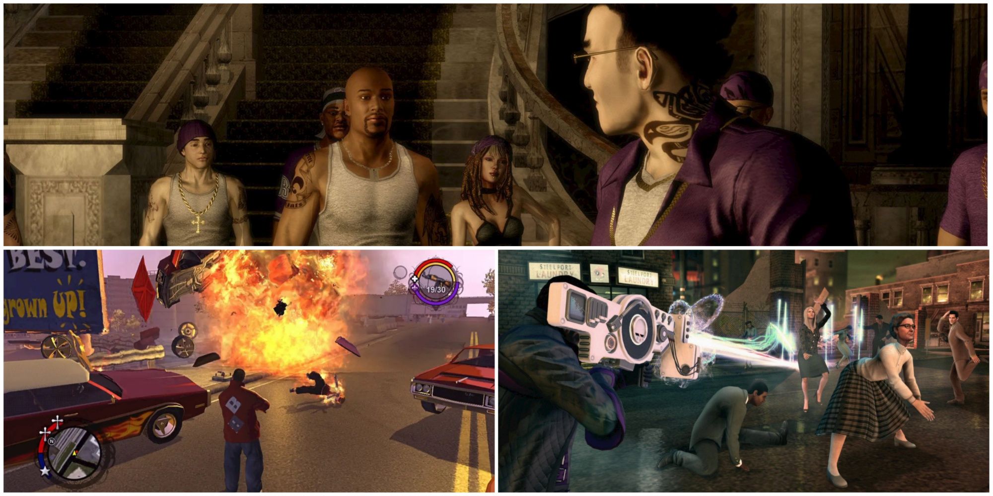 Best Saints Row Games- Saints Row 2 Saints Row 2006 Saints Row 4