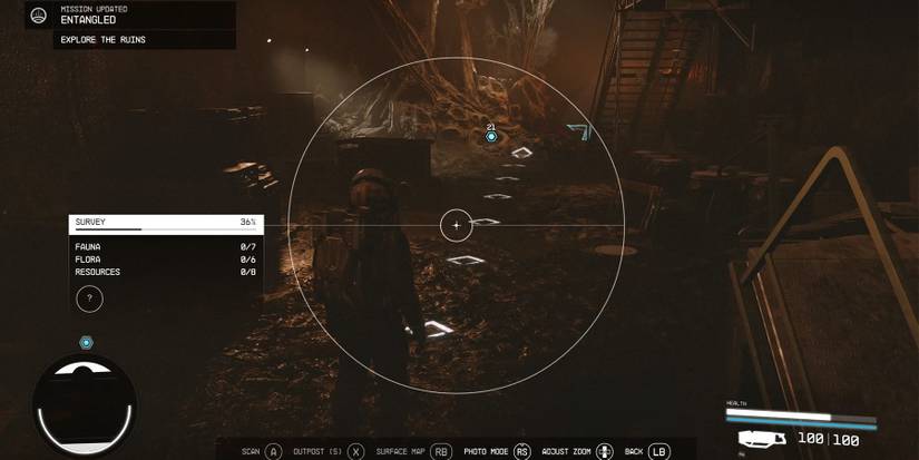 explore the ruins in starfield