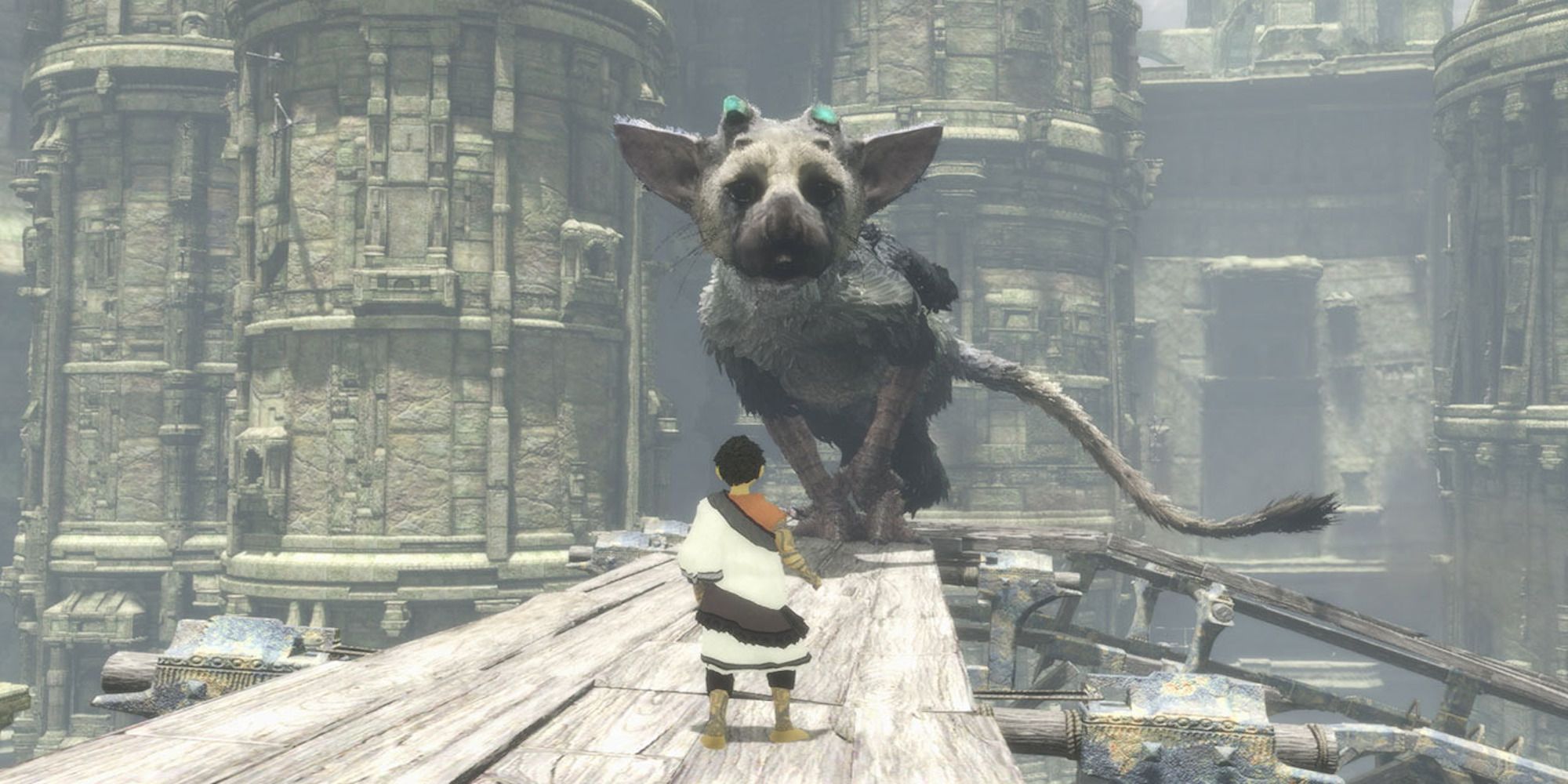 Exploring the world in The Last Guardian