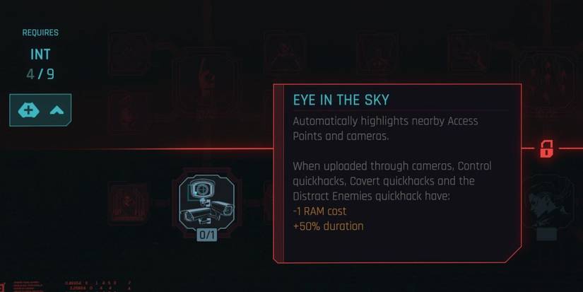 The Eye In The Sky skill in Cyberpunk 2077