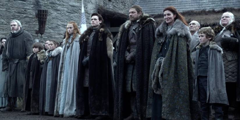 The Stark Family stood together in the North