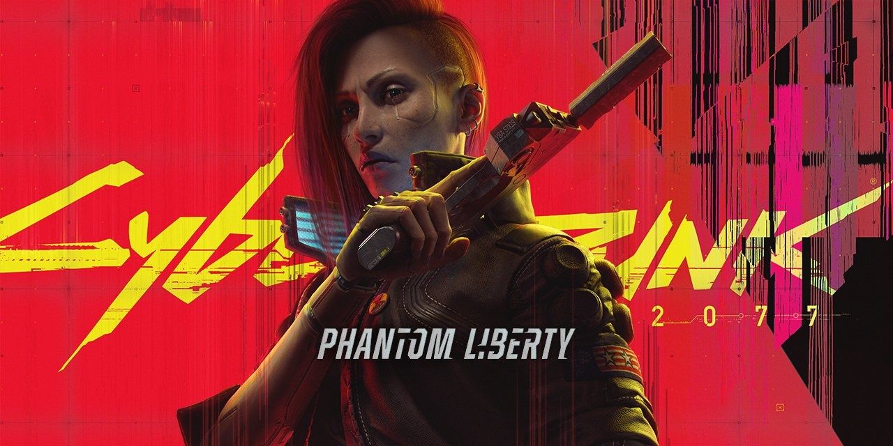 female v in the phantom liberty poster