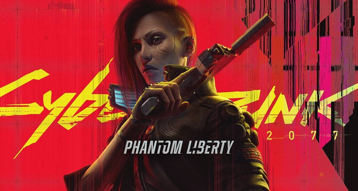 female v in the phantom liberty poster