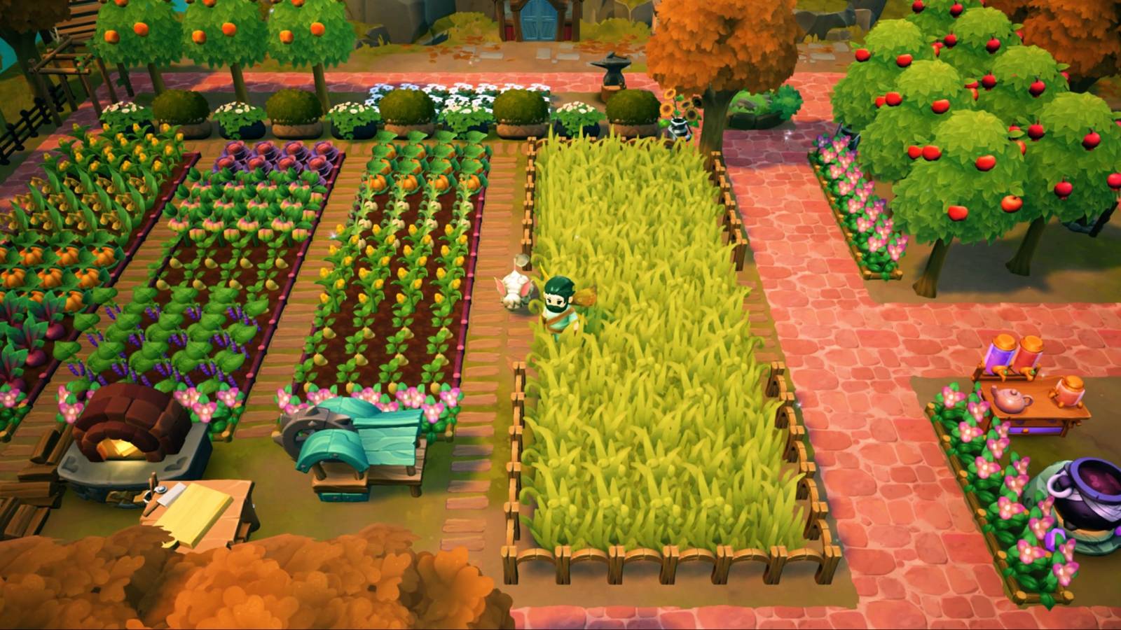 Fae Farm crops ready to be harvested