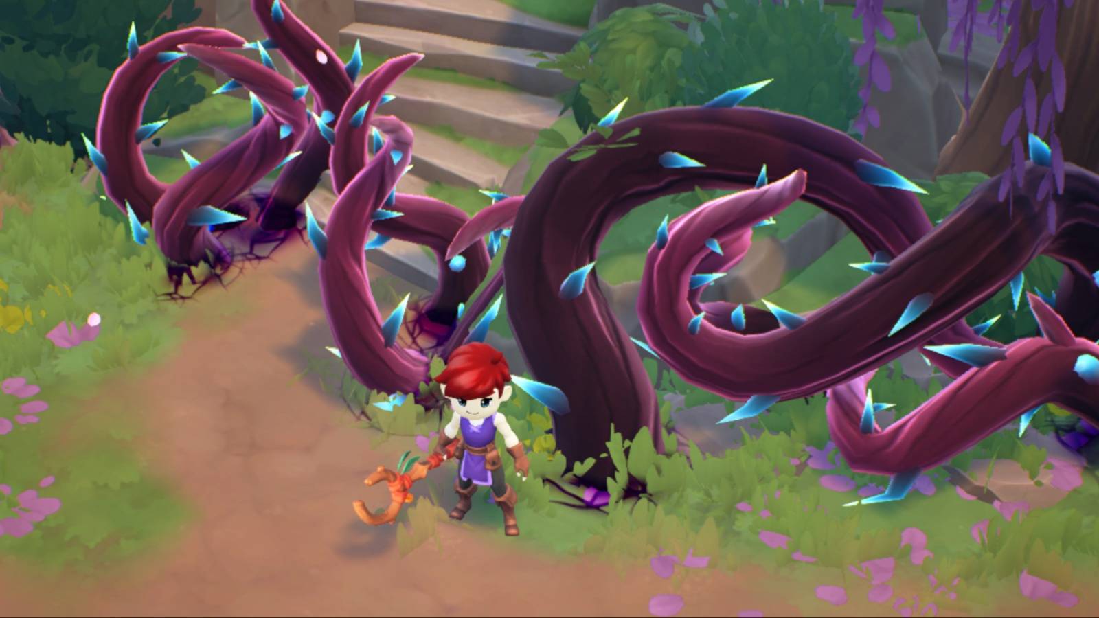 Fae Farm thorns blocking exploration