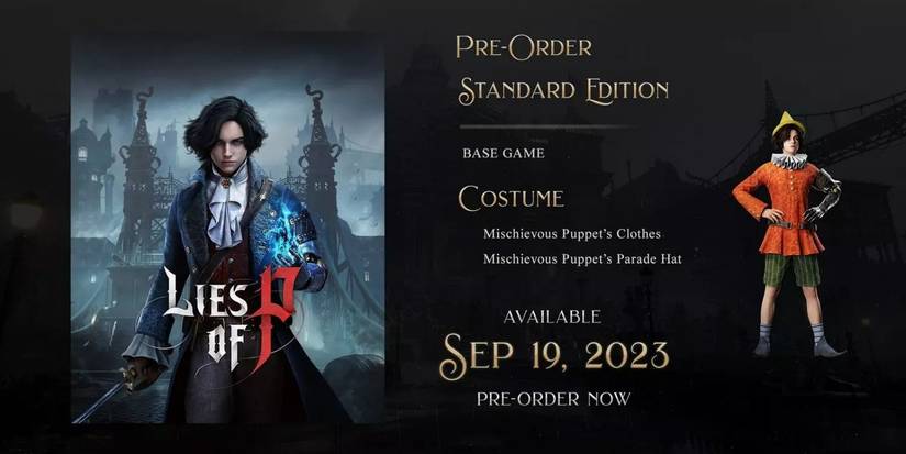 featured lies of p standard deluxe edition preorder bonus ps5 xbox x pc