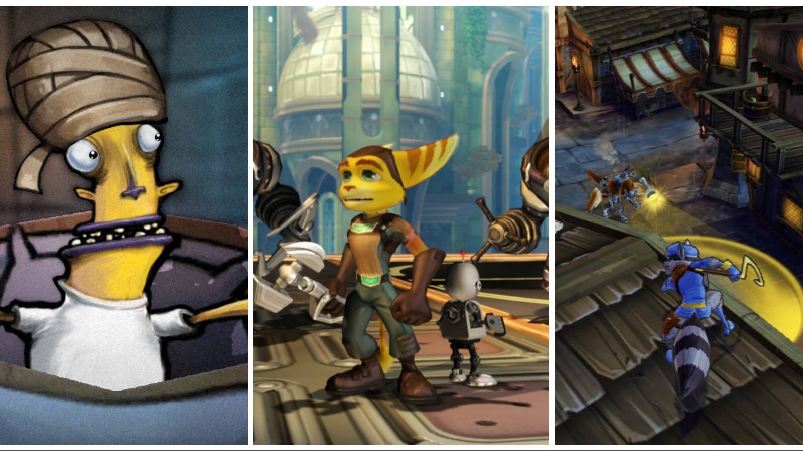 Featured image of PS3 3D Platformers with Stick It to The Man, Ratchet And Clank, and Sly Cooper