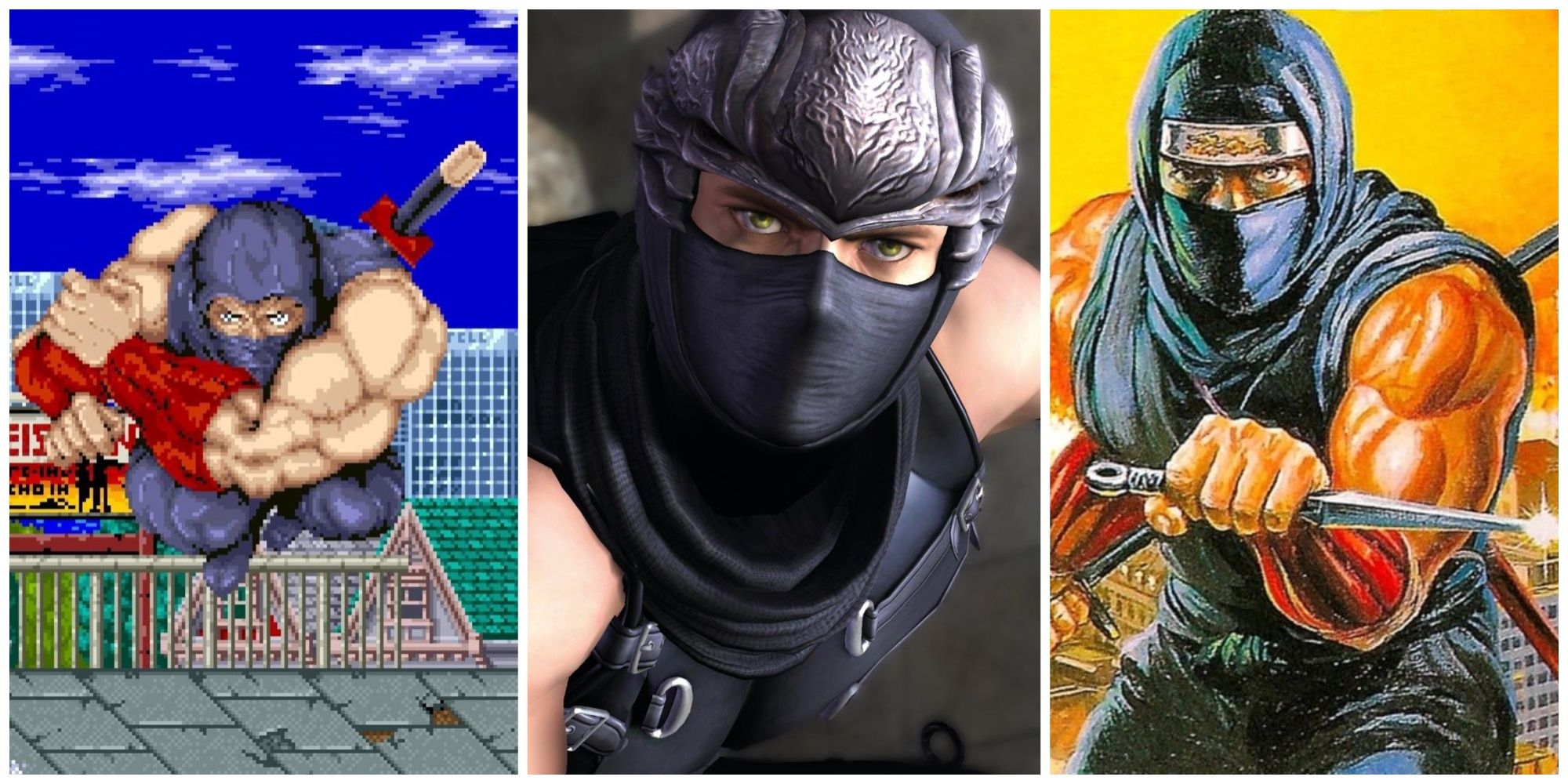 Ninja Gaiden Aracde, Ninja Gaiden Sigma, Ninja Gaiden NES