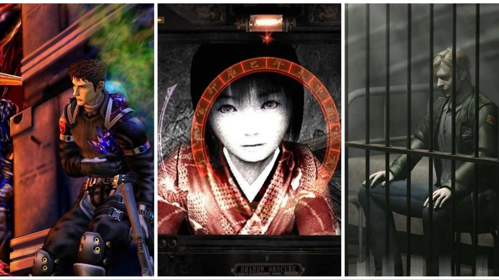 Extermination, Fatal Frame 2: Crimson Butterfly, Silent Hill 2