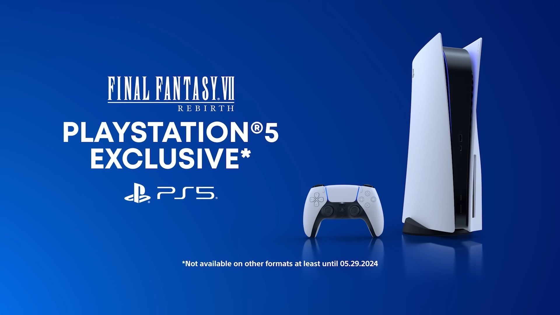 Final Fantasy 7 Rebirth Exclusividad de PS5