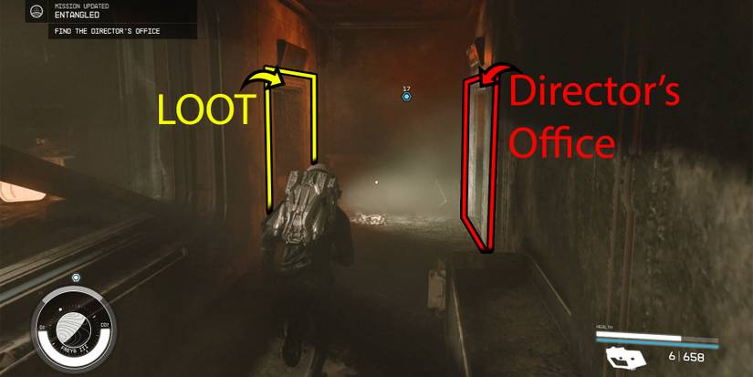 find the director office in starfield