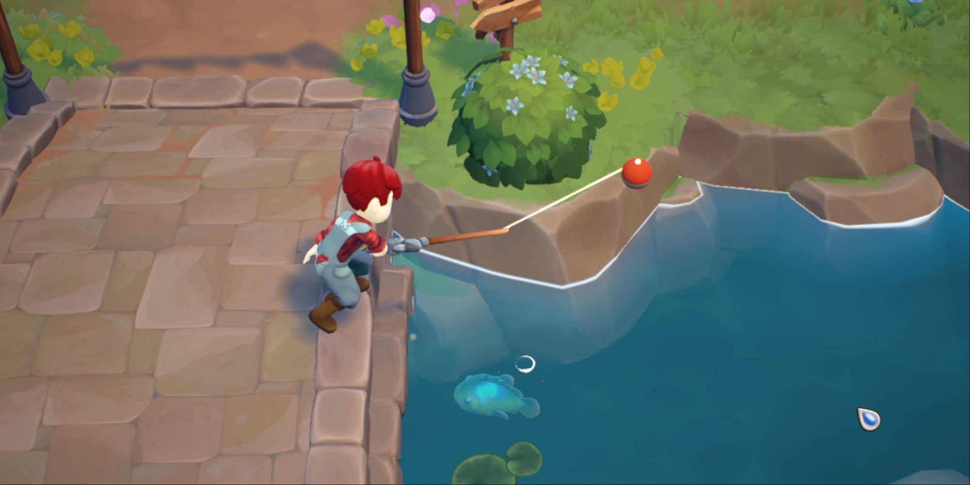 Fae Farm fishing mini game