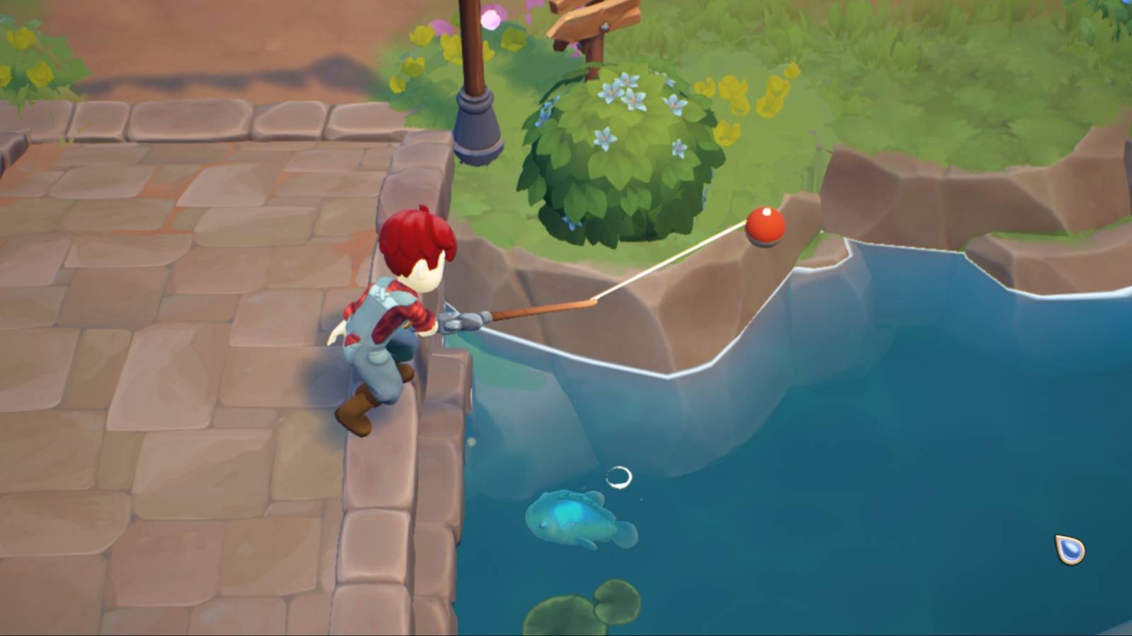 Fae Farm fishing mini game