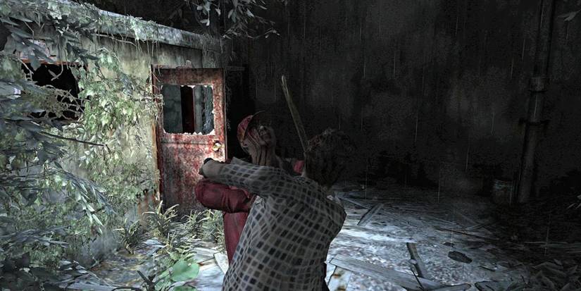 A player being attacked by a malignant spirit