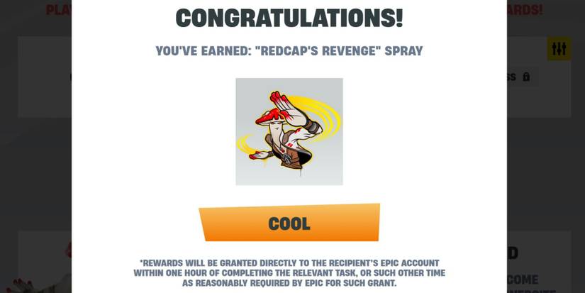 earning redcap's revenge spray