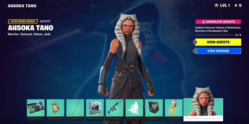 Ahsoka Tano fortnite skin