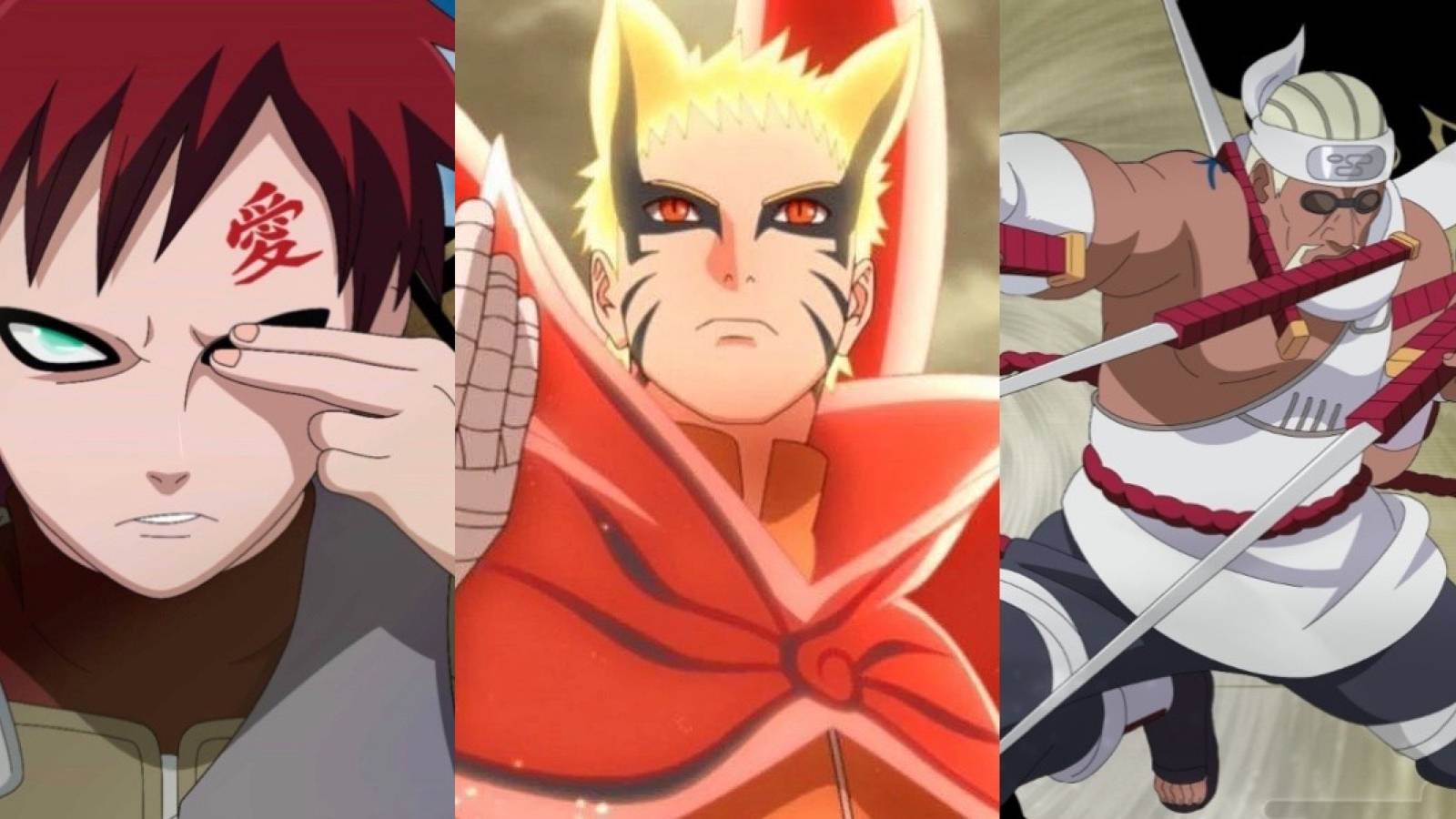 Gaara naruto uzumaki killer bee naruto