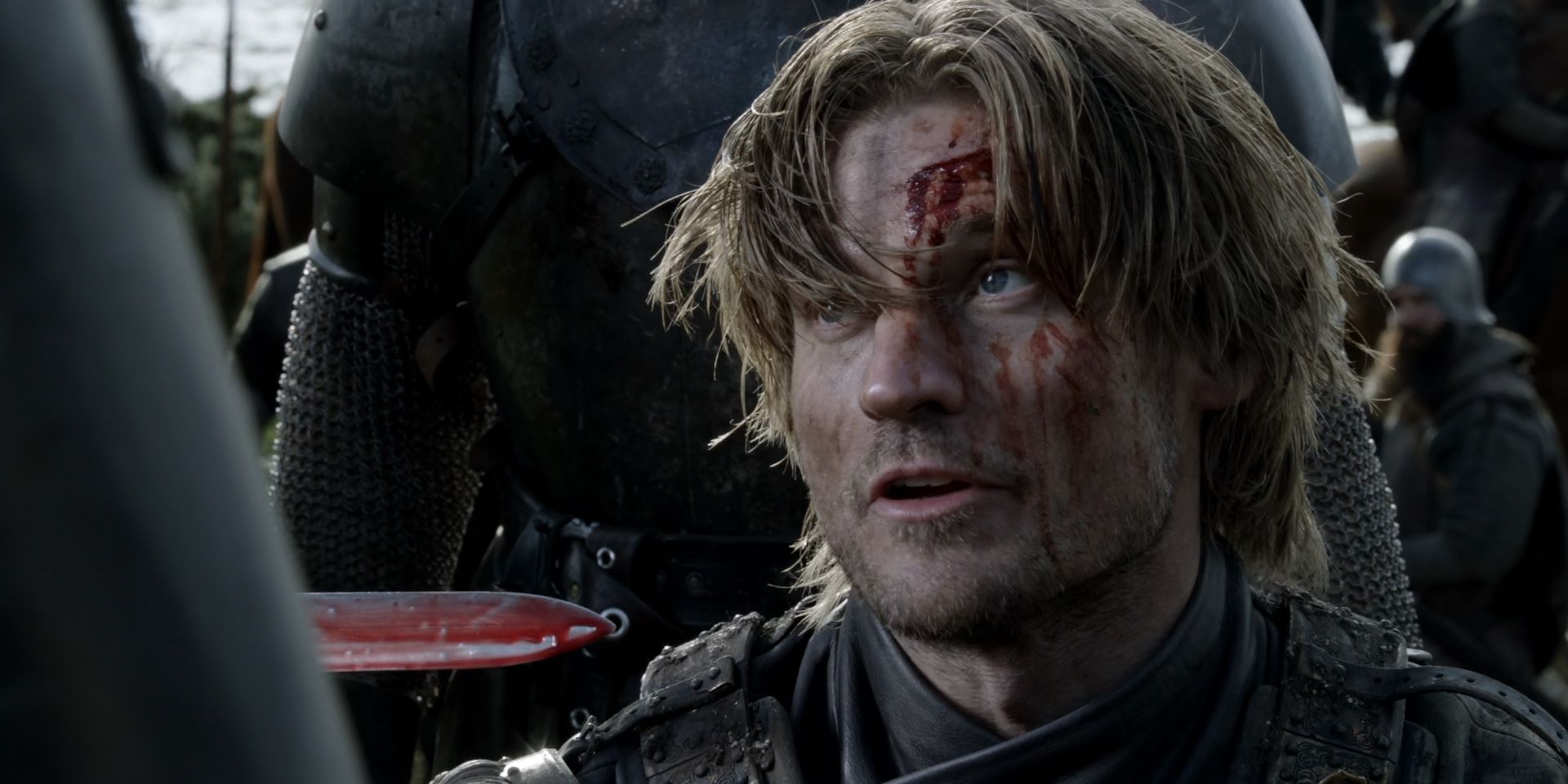 Jaime Lannister captured following the Battle of Whispering Wood.
