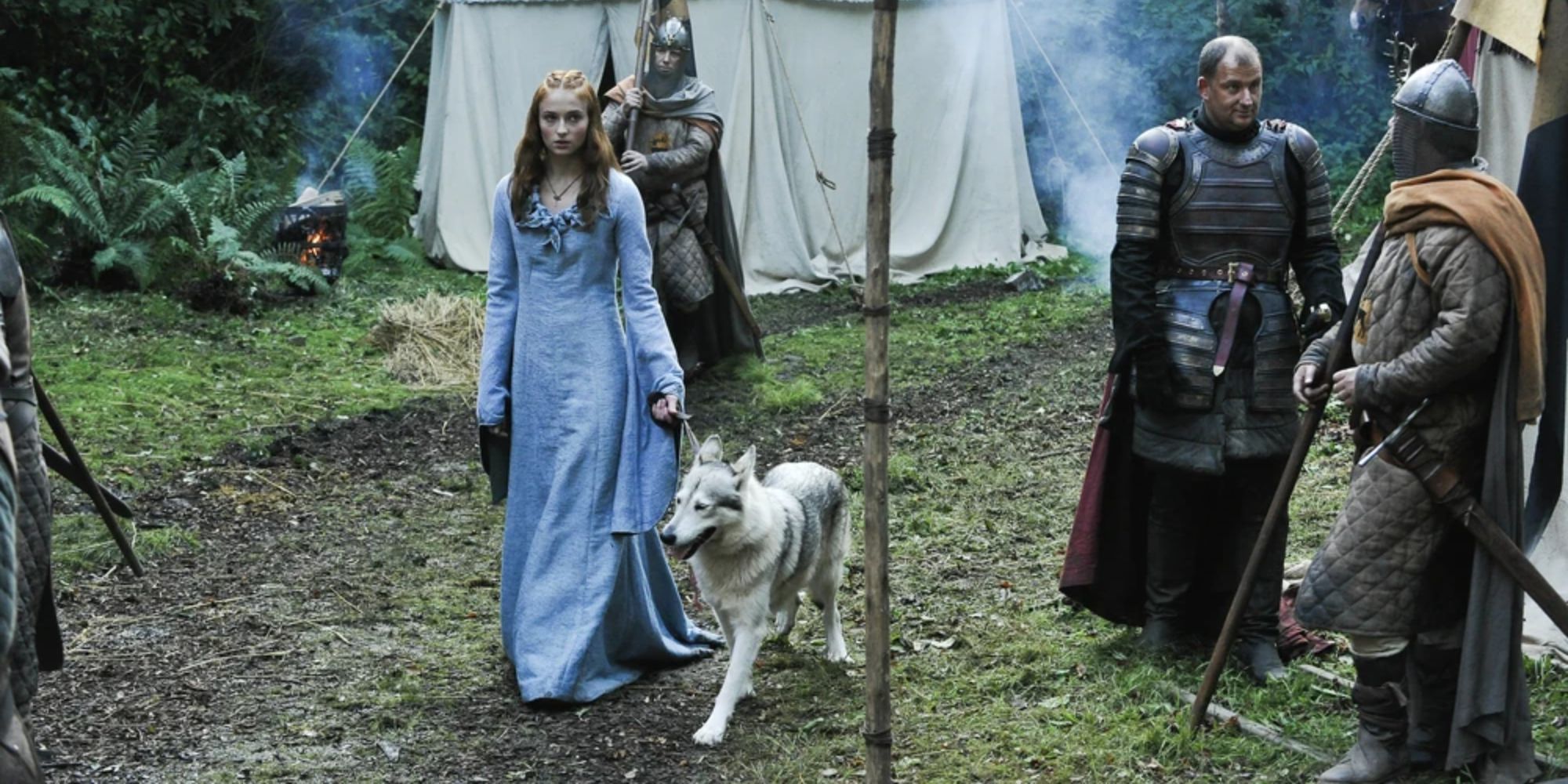 Game of Thrones Sansa and her Direwolf Lady