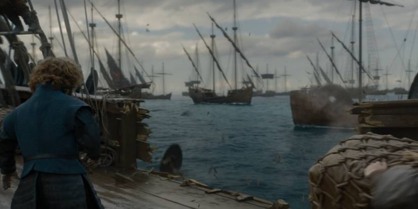 Tyrion at the Battle at Dragonstone.