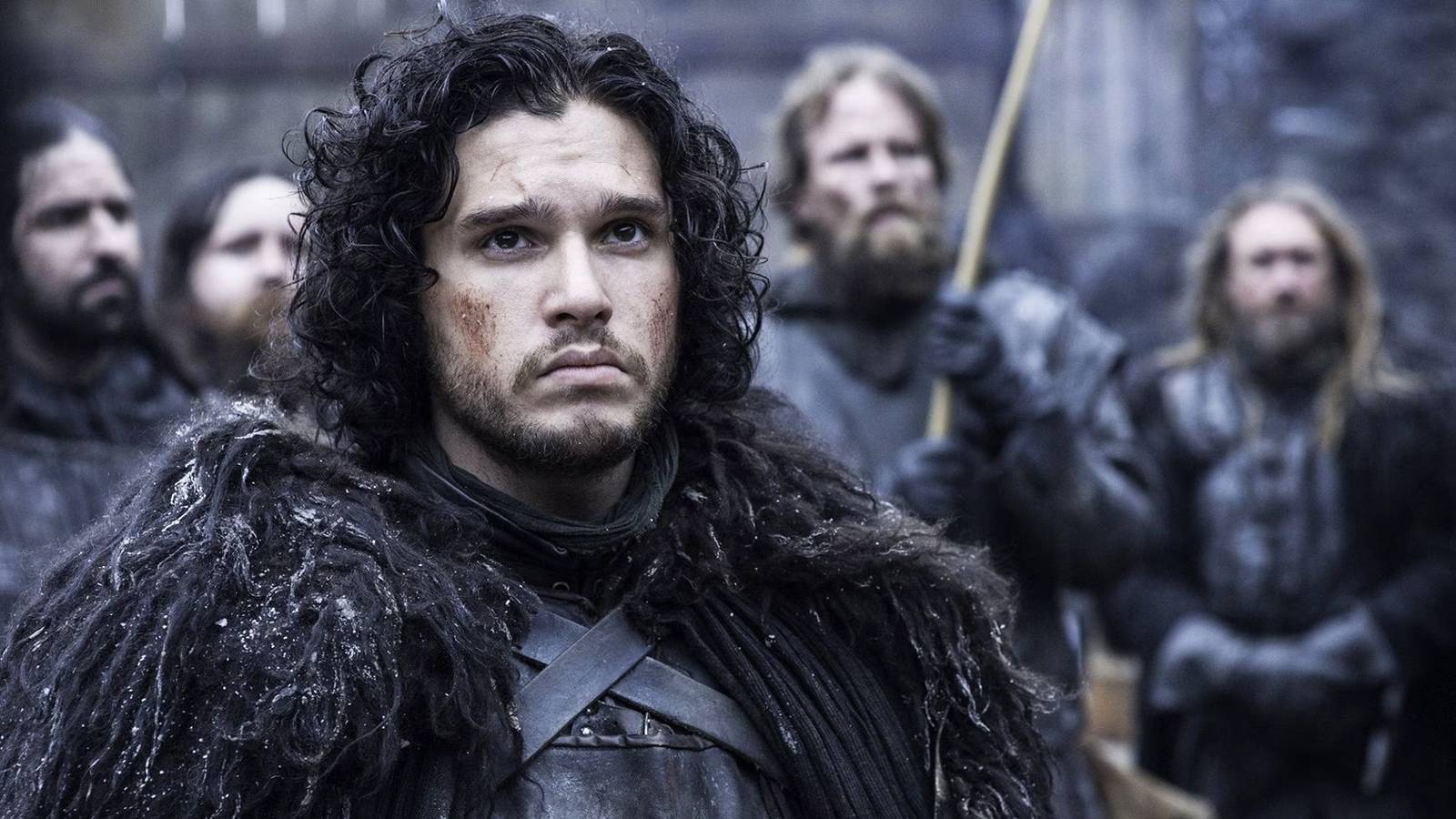 Jon Snow at Castle Black in Game of Thrones.