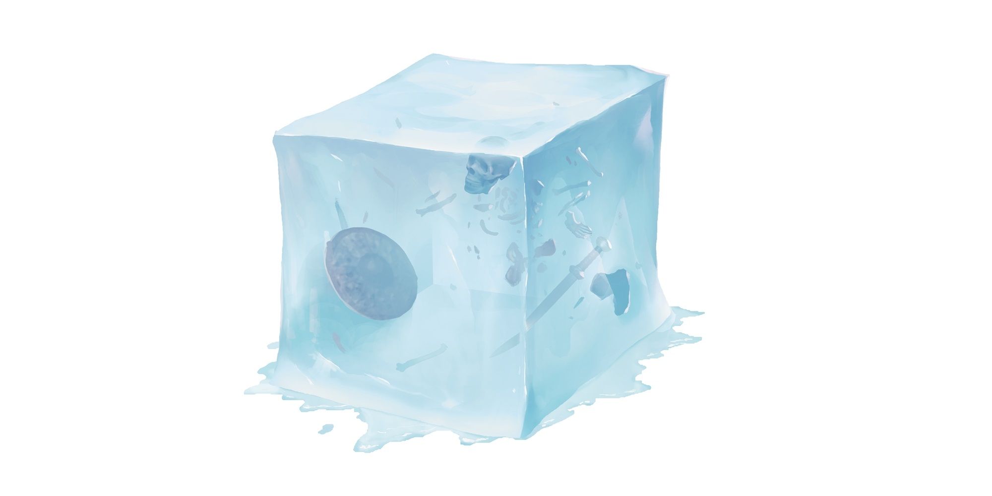 Gelatinous Cube Illustration From Dungeons And Dragons Monster Manual