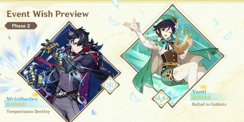 Genshin Impact 4.1 Event Wish Phase 2