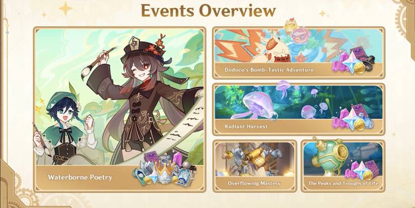 Genshin Impact 4.1 Events Overview