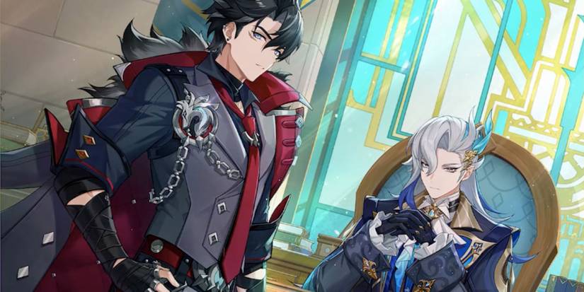 Genshin Impact 4.1 Neuvillette and Wriothesley Artwork