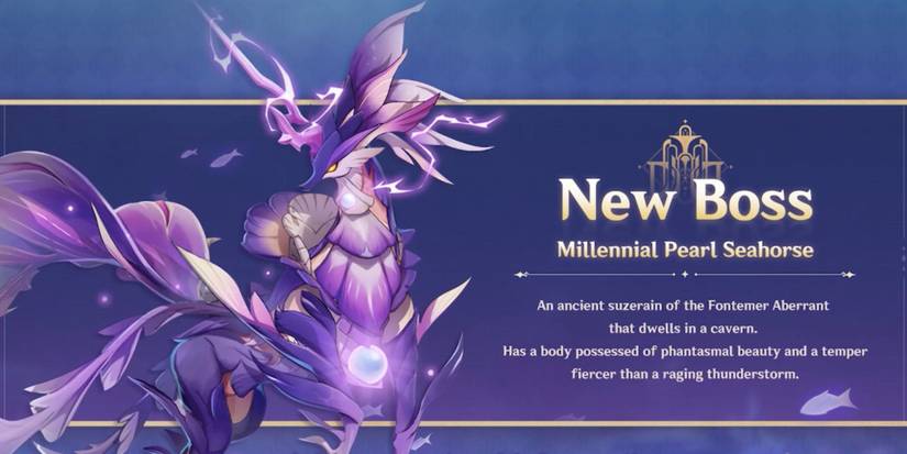 Genshin Impact 4.1 New Boss - Millennial Pearl Seahorse