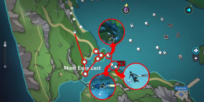 genshin impact lumitoile locations in mont esus east 1