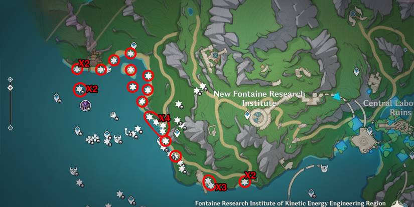 genshin impact lumitoile locations in new fontaine research institute