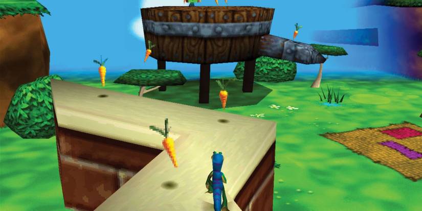 Gex collecting carrots