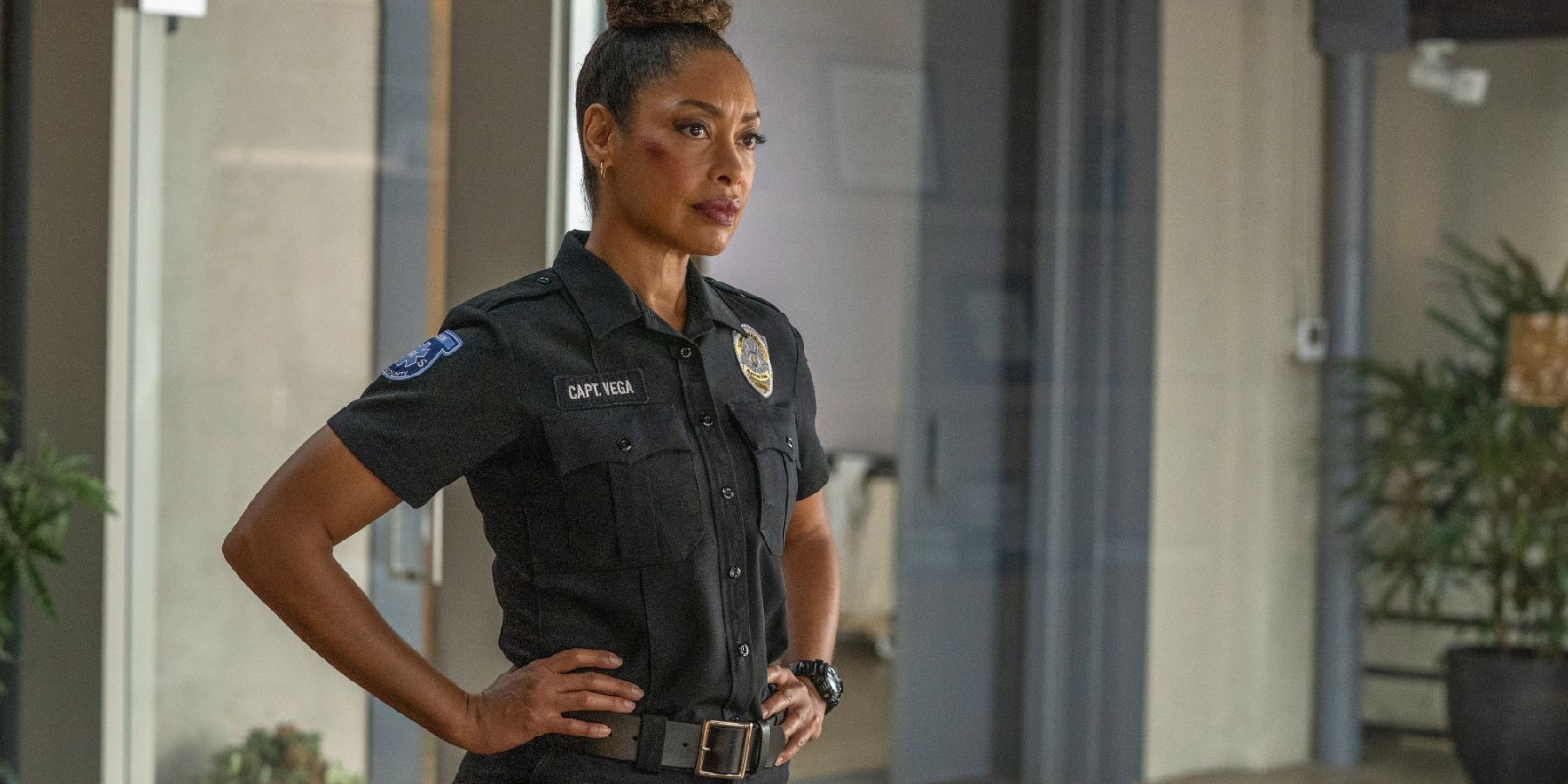 Gina Torres in 9-1-1 as Captain Vega