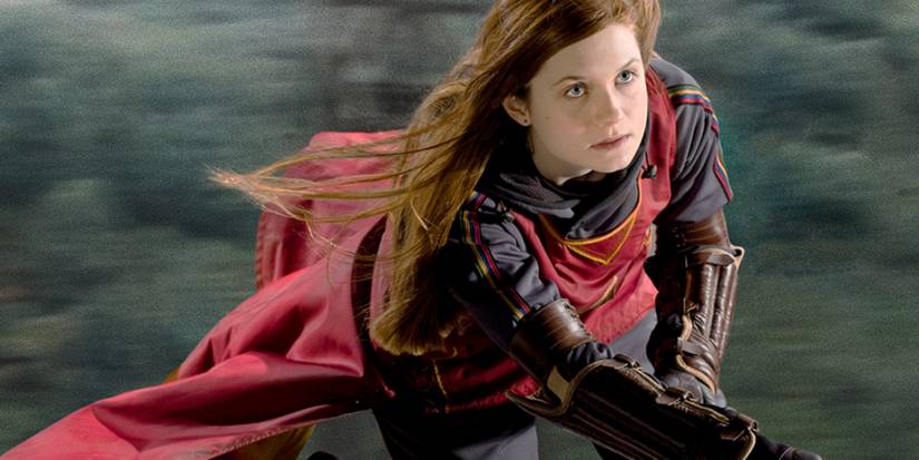 Ginny Weasley Riding A Broom