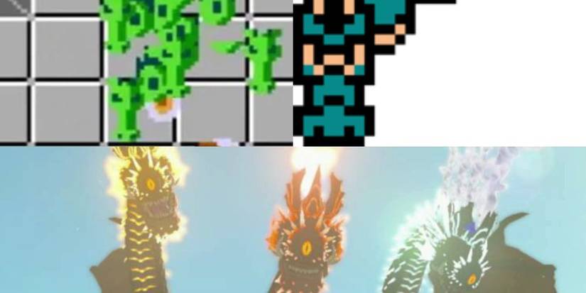 Gleeoks from Tears of the Kingdom, Oracle of Seasons and The Legend of Zelda